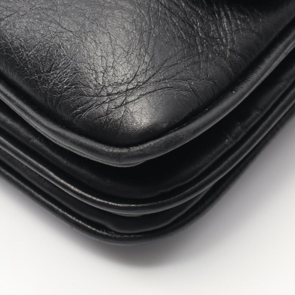 Balenciaga SOFT Shoulder Bag Leather Black - Picture 6 of 8